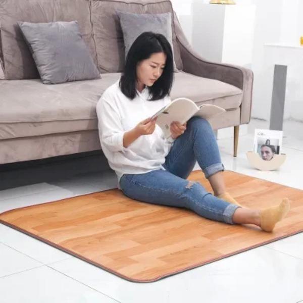 100X150Cm Feet Warmer Electric Heating Mat Office Warm Feet Thermostat Heating Pad Home Heated Floor Carpet Winter Body Warmer Mad