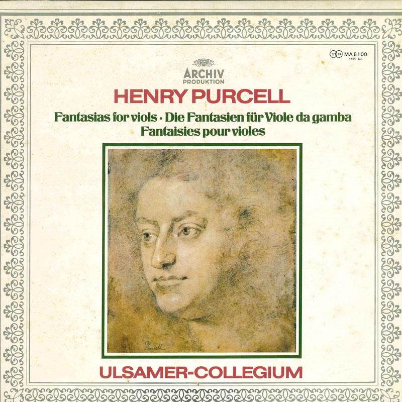 

LP Record HENRY PURCELL ULSAMER COLLEGIUM Purcell Fantasy Collection for Vio MA5100 ARCHIV PRODUKTI Japan Classical Used