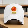 Vintage Soviet Hammer And Sickle Symbol CCCP USSR Russia Baseball Cap Couple Women Trucker Hat Summer SunProof Baseball Caps
