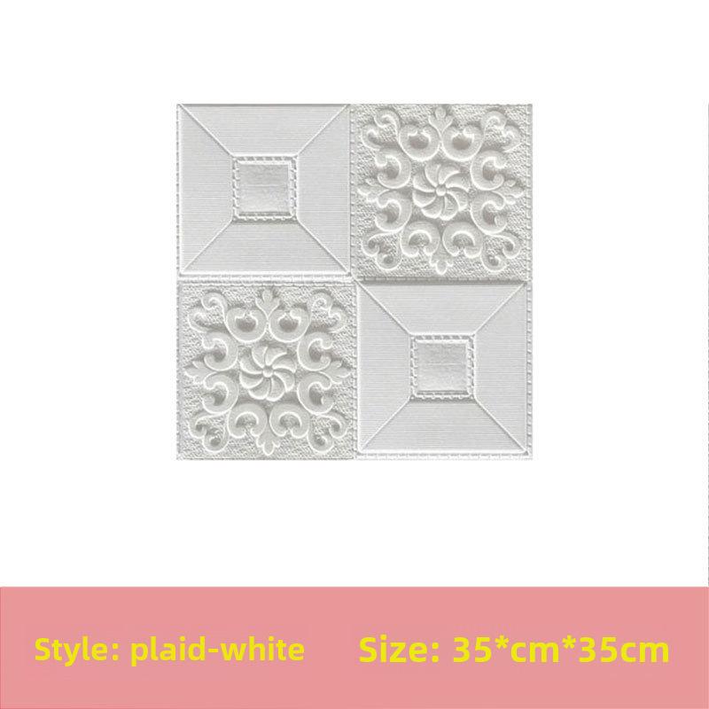 3D XPE Foam Self-Adhesive Brick Wall Stickers, 30x30cm, Small Size