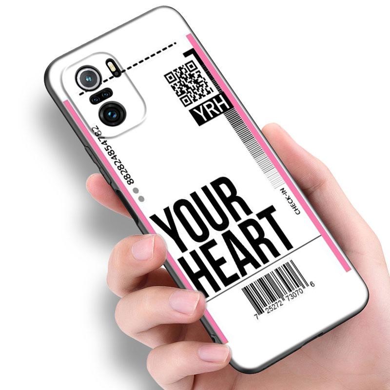 Travel Ticket Label Paris Phone Case For Xiaomi Redmi Note 5 6 9T K20 K40 K50 Pro 7A 8A 9A 9C 9i 10A 10C A1 S2 TPU Black Cover