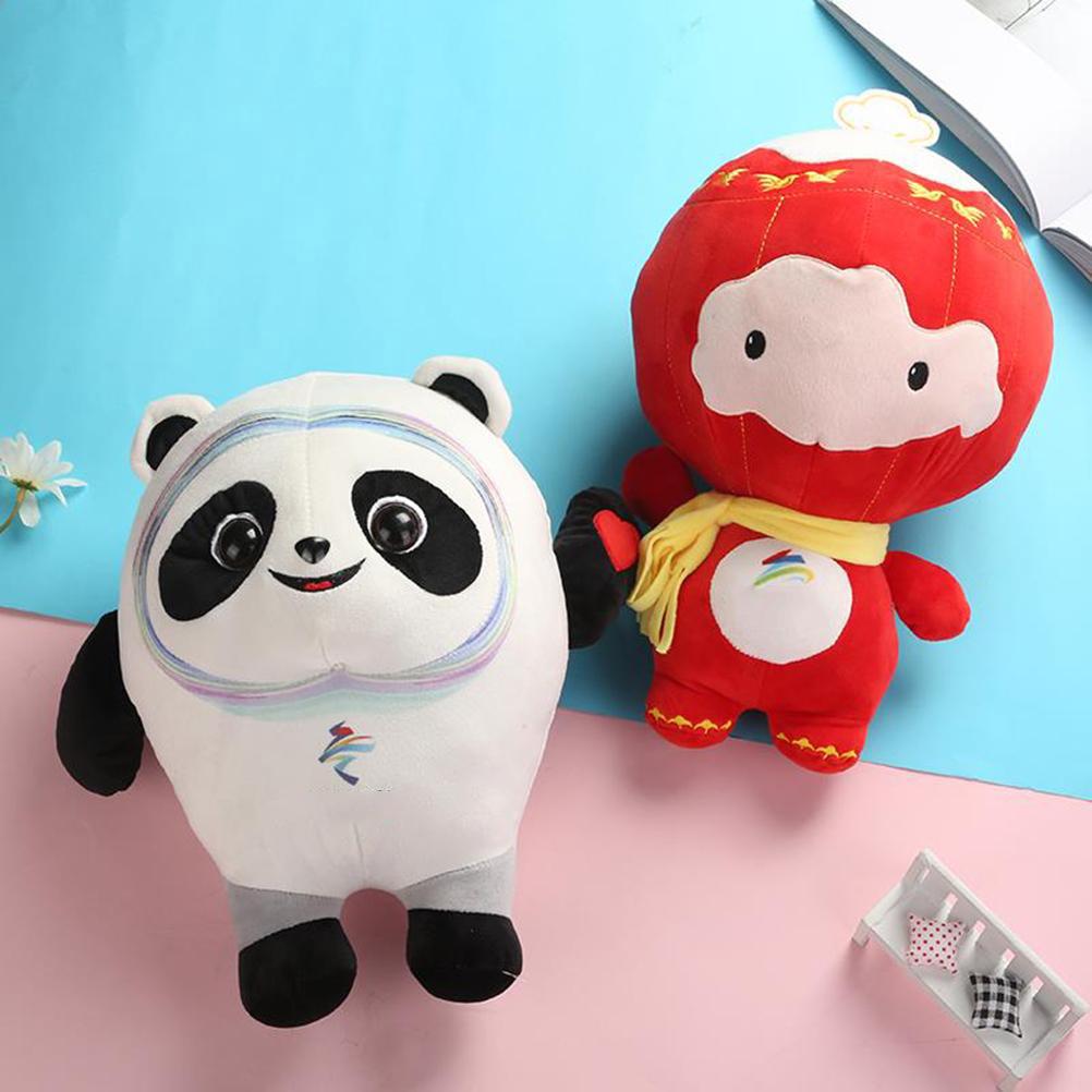 Winter Olympic Games Mascot Plush Toys Stuffed Fluffy Doll Collection Figurine Doll Birthday Gifts