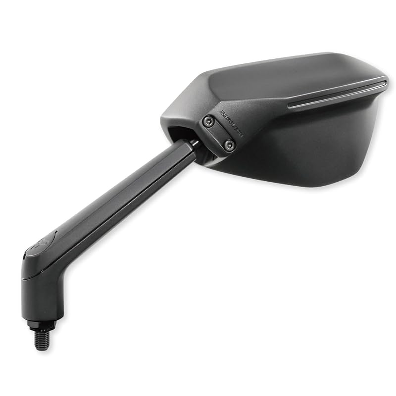 Tanax Napoleon Ridge Mirror L Motorcycle Mirror, Aluminum Mirror, 10mm Right-hand Thread, Left Side Only, 1 Mirror Included, NA-001L, 160 x 250 x 50mm
