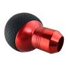 Abfer Manual Shift Universal Car Gear Stick Shifter Head for Automotive Interior and 5-Speed Knob, (Black Red)