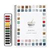Yousheng Watercolor Workbook for Beginners 12 Colors Watercolor Paint Set Birds Flower Dogs Watercolor Book Art Craft Supplies for Kids Adults Teens