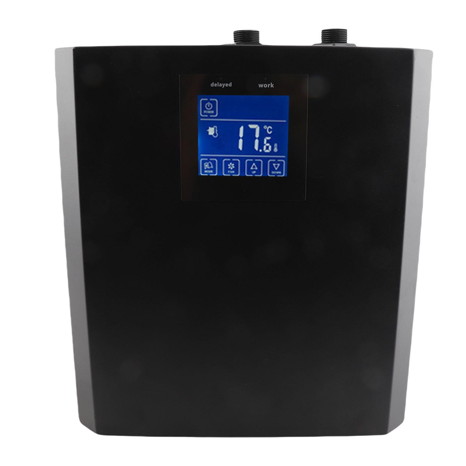 

Water Chiller 1 3HP Horsepower 79gal Low Noise Fish Tank Cooling System with Pump Nozzle and Water Pipe EU Plug 220V