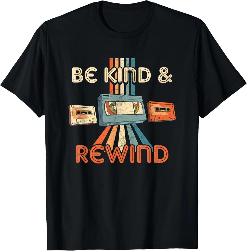 Sei nett _ Zurückspulen Vintage 90er Nostalgisch 80er Throwback T-Shirt