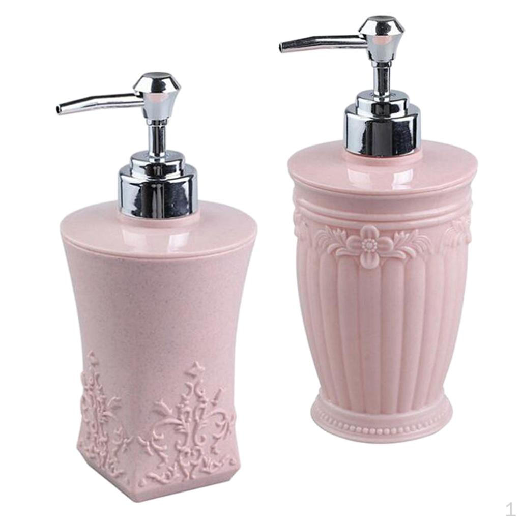 

2 Pcs Hand Pump Soap Dispenser Container Bottle for Decor