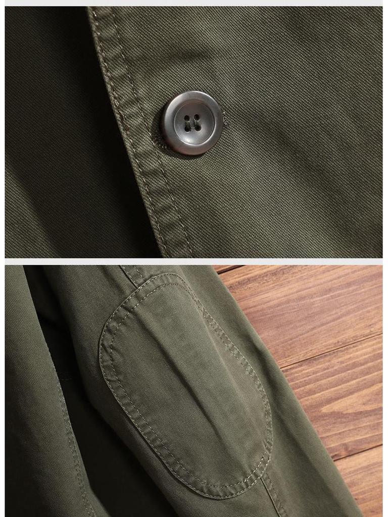 Veste décontractée pour homme printemps et automne coupe ample