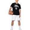 Nike LA Clippers Basketball Print Short Sleeve T-Shirt Men Tops Black CT9824-010