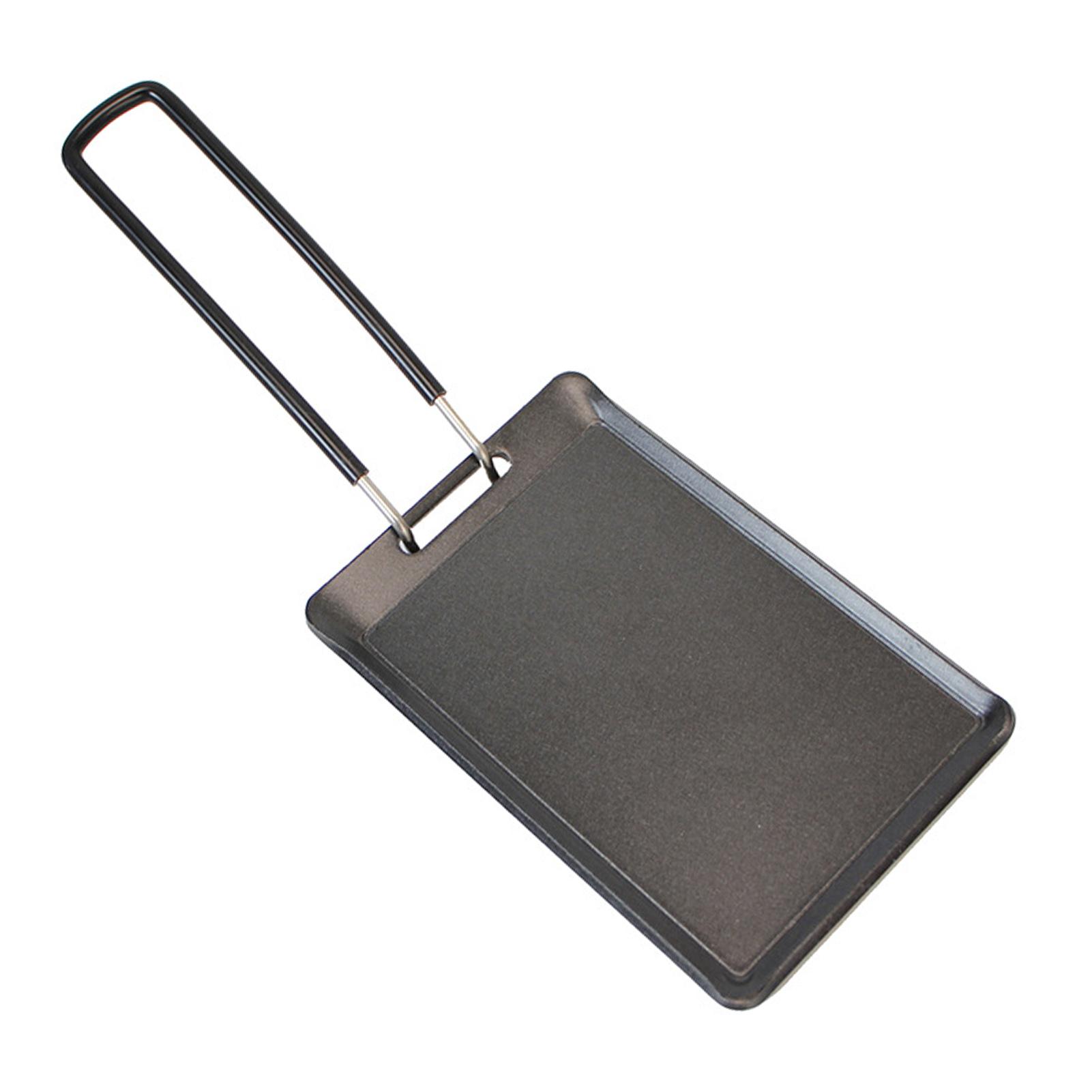 

Mini Barbecue Tray Iron Portable Compact Easy to Clean BBQ Grill Pan for Camping Home Outdoor