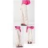 Pantaloni Traspiranti Impermeabili Colorati in Seta di Ghiaccio Asciugatura Rapida Gamba Larga Paracadute Ultraleggeri Antivento Protezione Solare per Donna