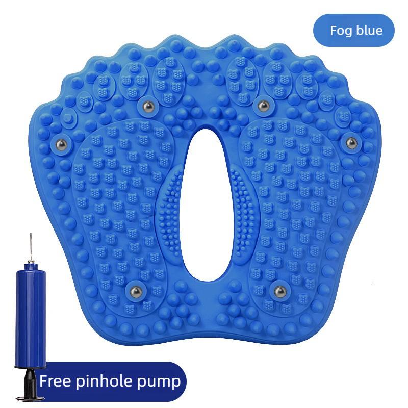 Anti-slip Acupressure Foot Massager Pad Inflatable Foot Massager Strong Suction Cups Foldable Portable Drainage Holes