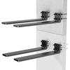 4PCS Heavy Duty Metal Shelf Bracket, Modern Black Matte Design, Easy Installation, Stable Support for Home Shelves Furniture
