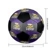 Minnesota Vikings Indoor Soccer Ball Colorful All Ages Size 5 Machine Stitched PVC Competition Ready Durable High-Bounce