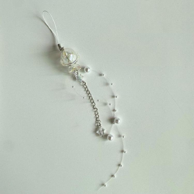 Sweet Jellyfish Star Pendant Phone Chain Keychain Y2k Phone Lanyard Backpack