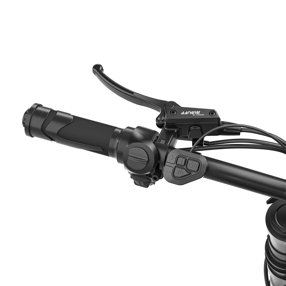 Bibuff GT600 Elektrisches Offroad-Fahrrad 7500W Spitzenmotor 19" Reifen Elektrisches Mountainbike 72V 30Ah Hydraulische Bremsen Höchstgeschwindigkeit 80 km/h Grau