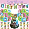 Set Decorațiuni Petrecere de Ziua My Singing Monster Steag Baloane Toppere Tort și Altele