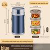 Portable 3-Layer 304 Stainless Steel Insulated Lunch Box