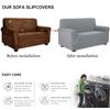 Jacquard Spandex Sofa Cover 1/2/3/4 Seater Stretch Couch Cover for Living Room Sofa Slipcover Furniture Protector for kids pets