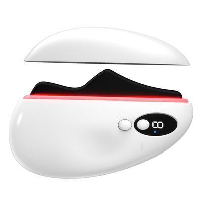 FUIAD Elektryczny Gua Sha Wibracja Ciepło Czerwona LED Masażer do Twarzy z 9 Poziomami Ciepła i do Całego Ciała Domowy Dzień Urodziny Japońska Instrukcja Obsługi Płytka, + +
