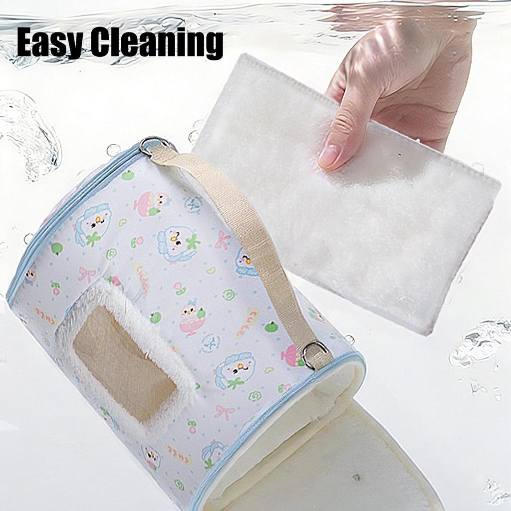 Bird Travel Carrier Portable Parrot Transport Box with Window Parrot Carrier for Parakeet Hiking Camping Conure Cockatiel Canary