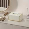 Exquisite Streak Tissue Box High Quality Paper Storage Container Modern Napkin Holder  Living Room