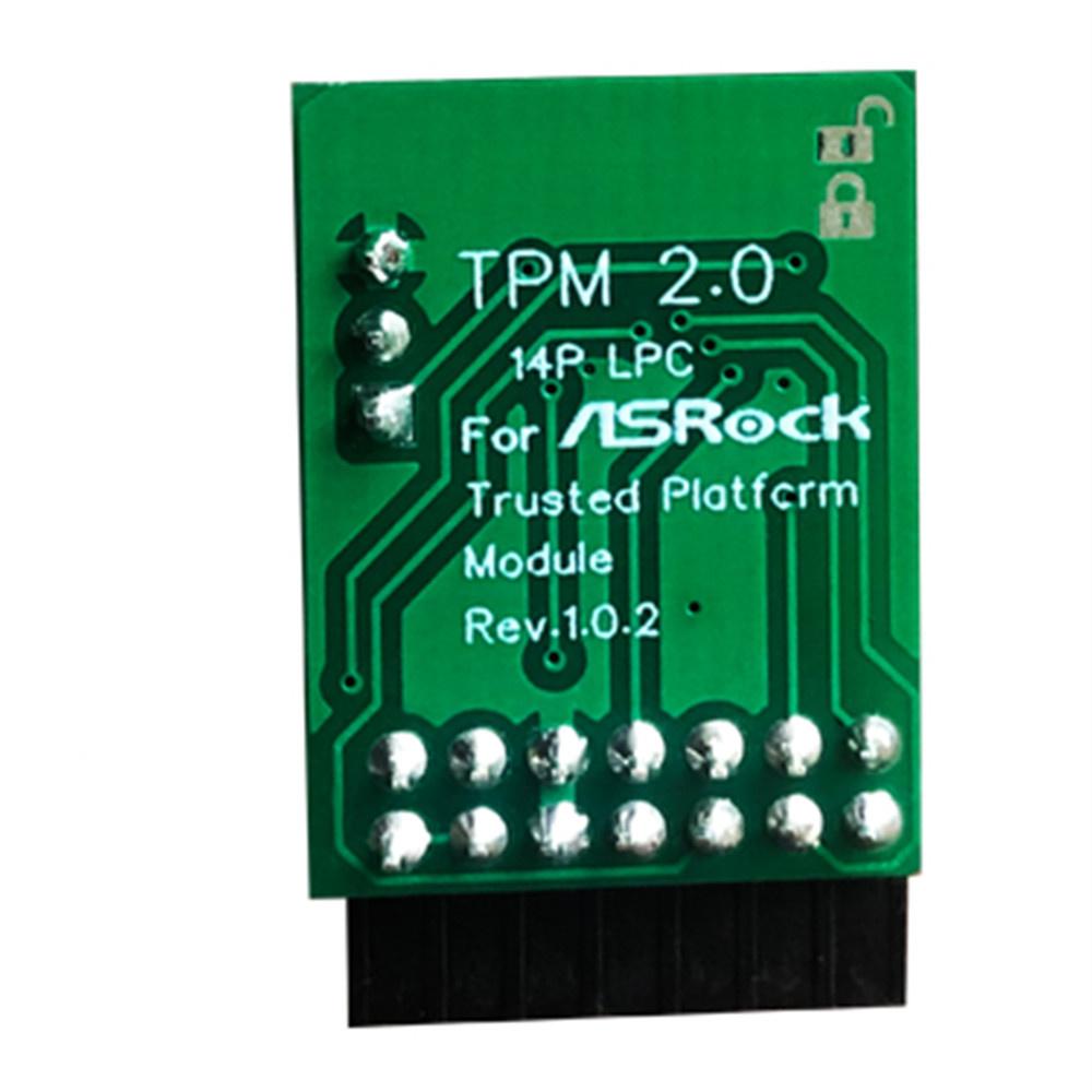 

TPM 2.0 Security Module Board Trusted Platform For ASROCK 14 PIN LPC Motherboard
