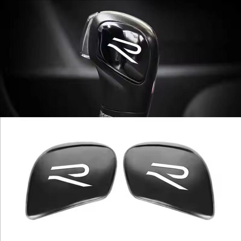 Car Gearbox Control Gear Lever Stickers Shift Stick Handle Accessories For VW GTI Polo Golf Passat Tiguan Arteon Taigo Hub Cap
