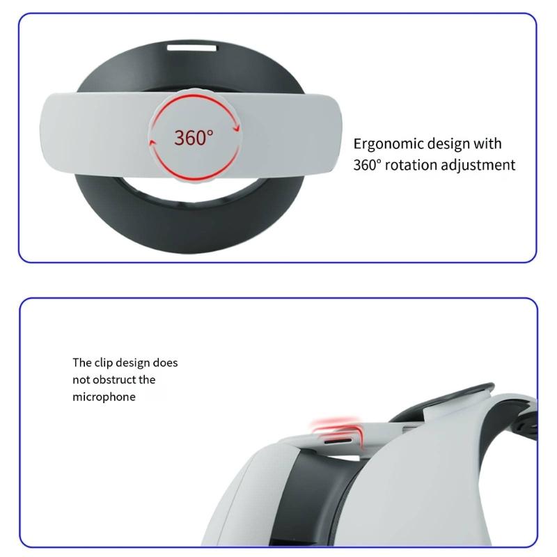 Replacement Head Straps for 3S VR Accessories Adjustable Reduce Head Pressure for 3S VR Straps