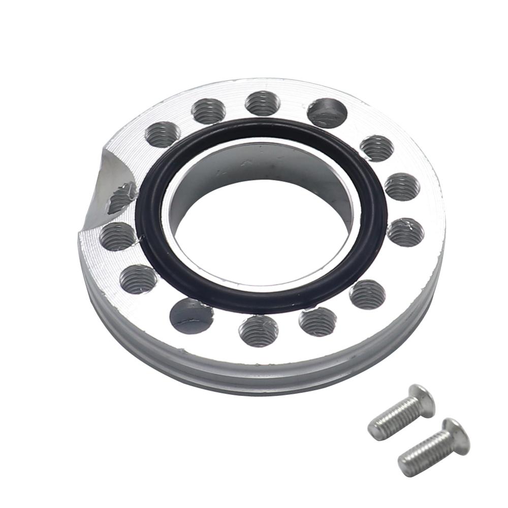 Motorcycle Parts 28mm CNC Carb Carburetor Inlet Manifold Adjuster Universal Flange Spinner Plate Adaptor For Pit Dirt Bikes