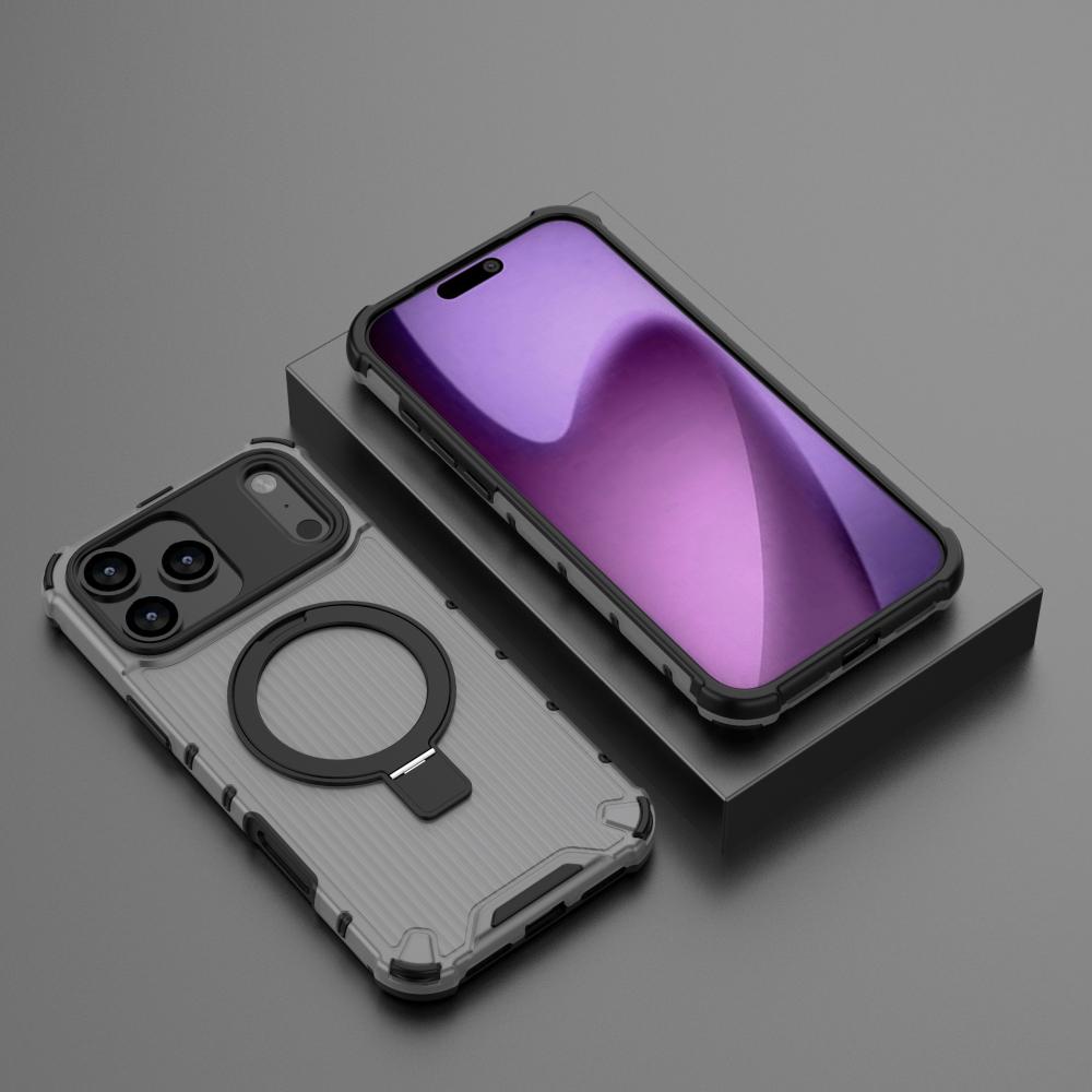 

Hybrid Armor For Magsafe Case for For Iphone 17 Air 16 15 14 Plus 13 12 11 Pro Max Magnetic Metal Bracket Translucent Matte Cover iPhone 13 Pro