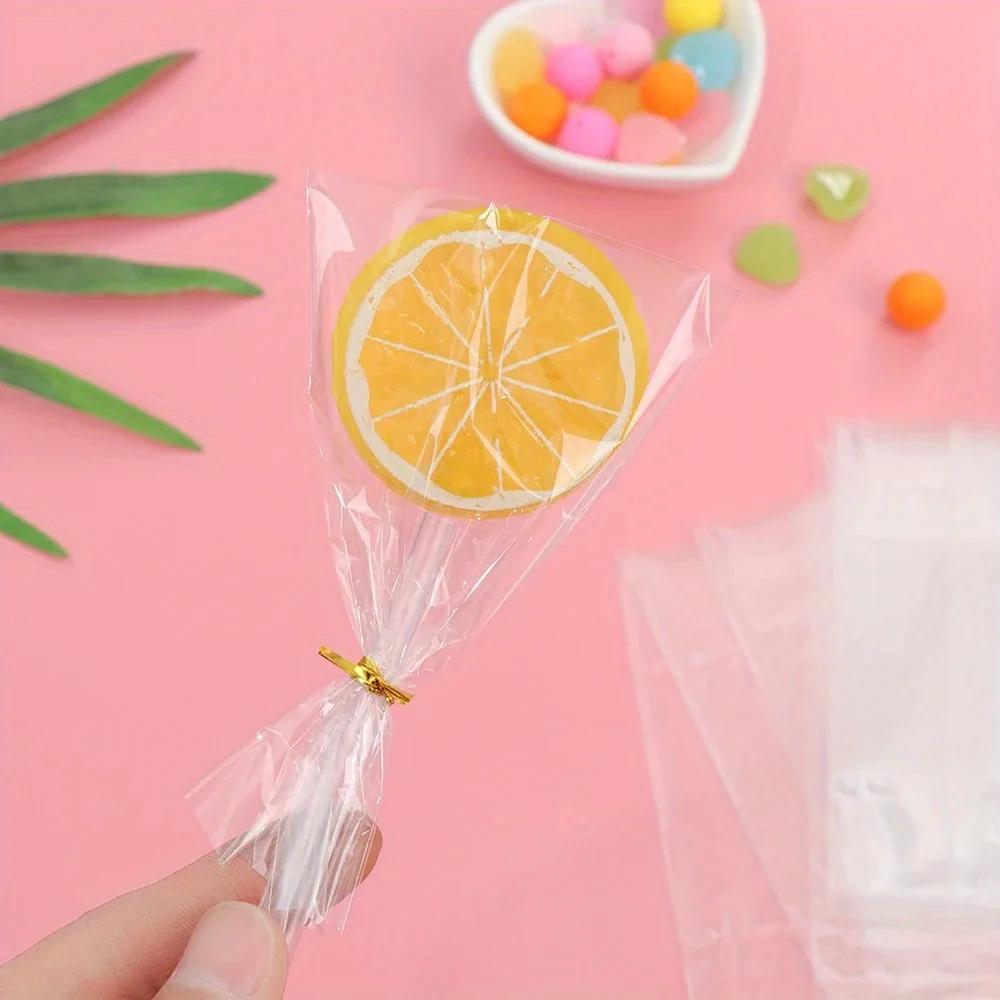 200pcs Lollipop Packaging Household Kitchen Baking Products Handmade Candy DIY Making