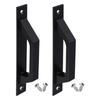 2PCS Sliding Door Pull Handles for Barn Doors Sheds Garages Made from Aluminum Alloy Heavy Duty with Ergonomic Design