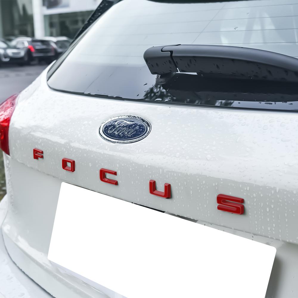 FORD FOCUS FUSION Letter Car Tail Rear Trunk Emblem Sticker Decoration For Ford 2 Focus Logo MK3 MK6 MK7 MK4 MK8 Car Accessories