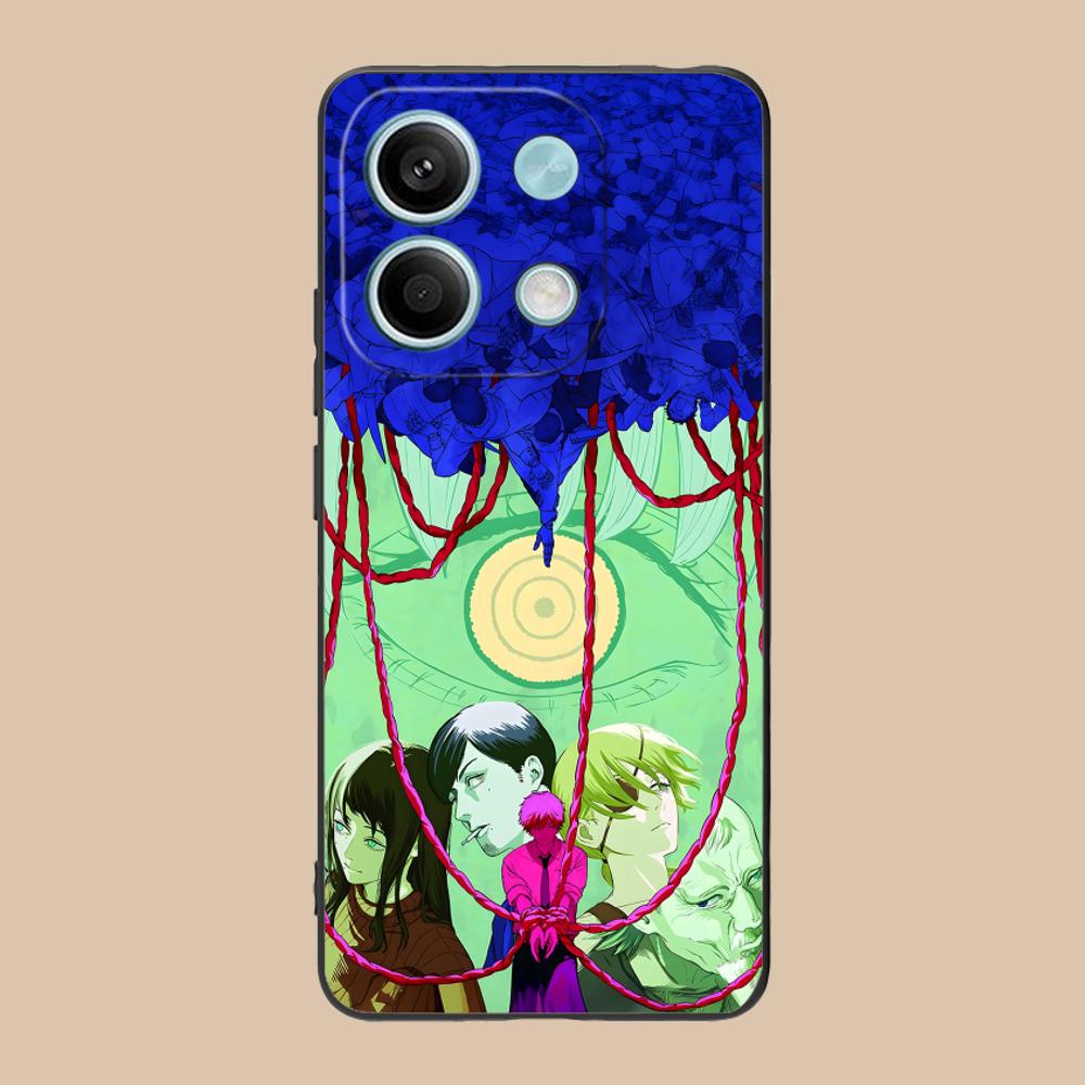 Anime Chainsaw Matte TPU Mobile Phone Case for POCO M7 M6 M5 M4 M3 X7 X6 X5 X4 X3 Pro GT 5G Colorful Printing Cover