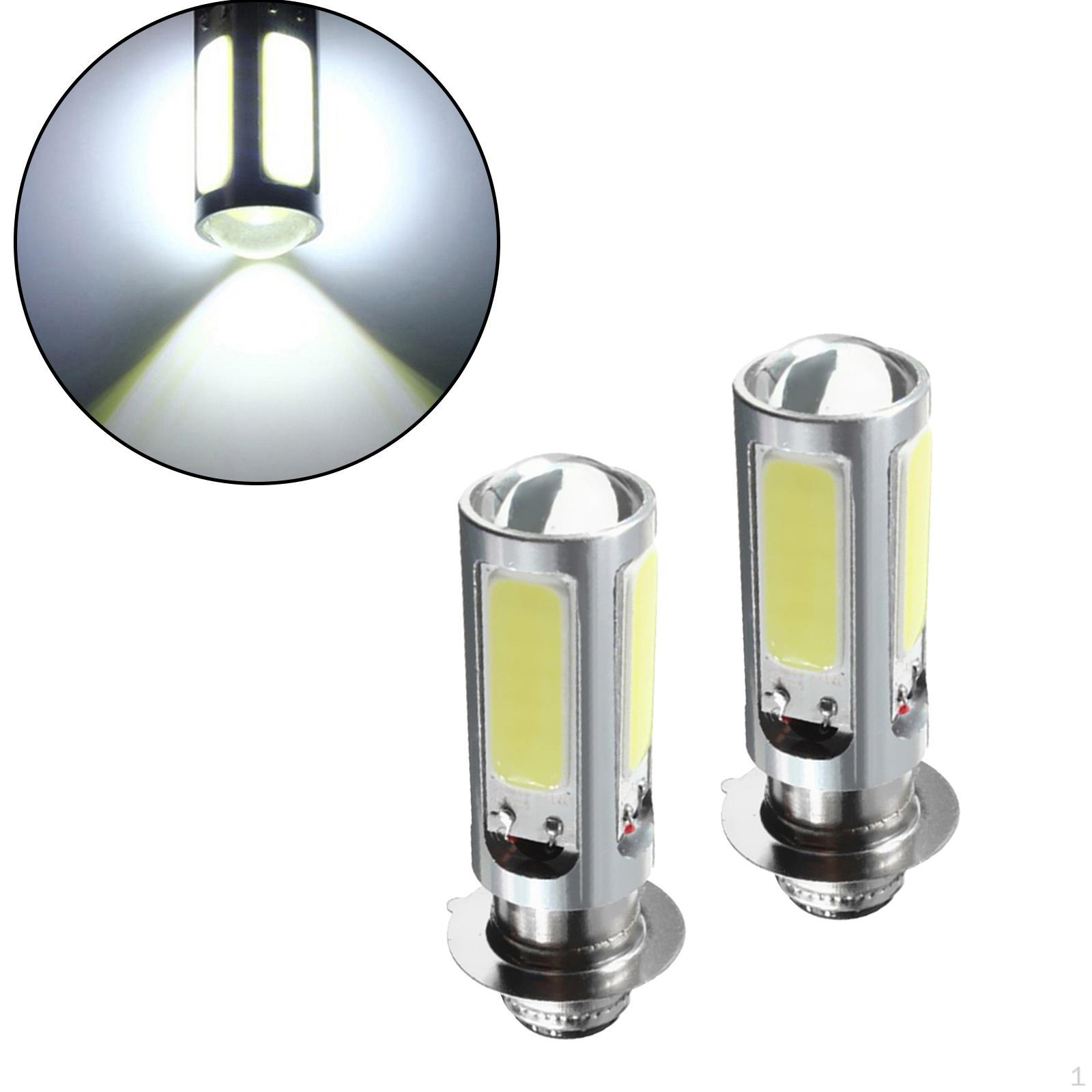 

2x 6000K белые фары для мотоциклов/квадроциклов H6M PX15d P15D25-1