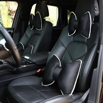 Ergonomic Neck Pillow Breathable Ice Silk Pillow Cute Car Headrest Pillow  Auto