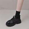 Retro small leather shoes women's summer platform versatile new college style with skirt thick heel Mary Jane single shoes