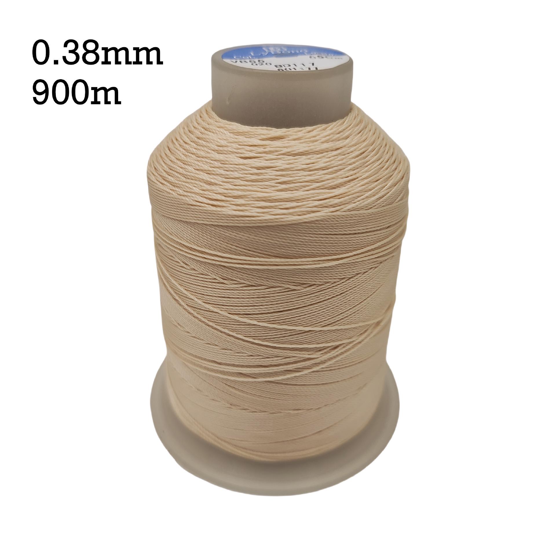 High-Strength Round Waxed Thread for Leather Sewing & Outdoor Gear
