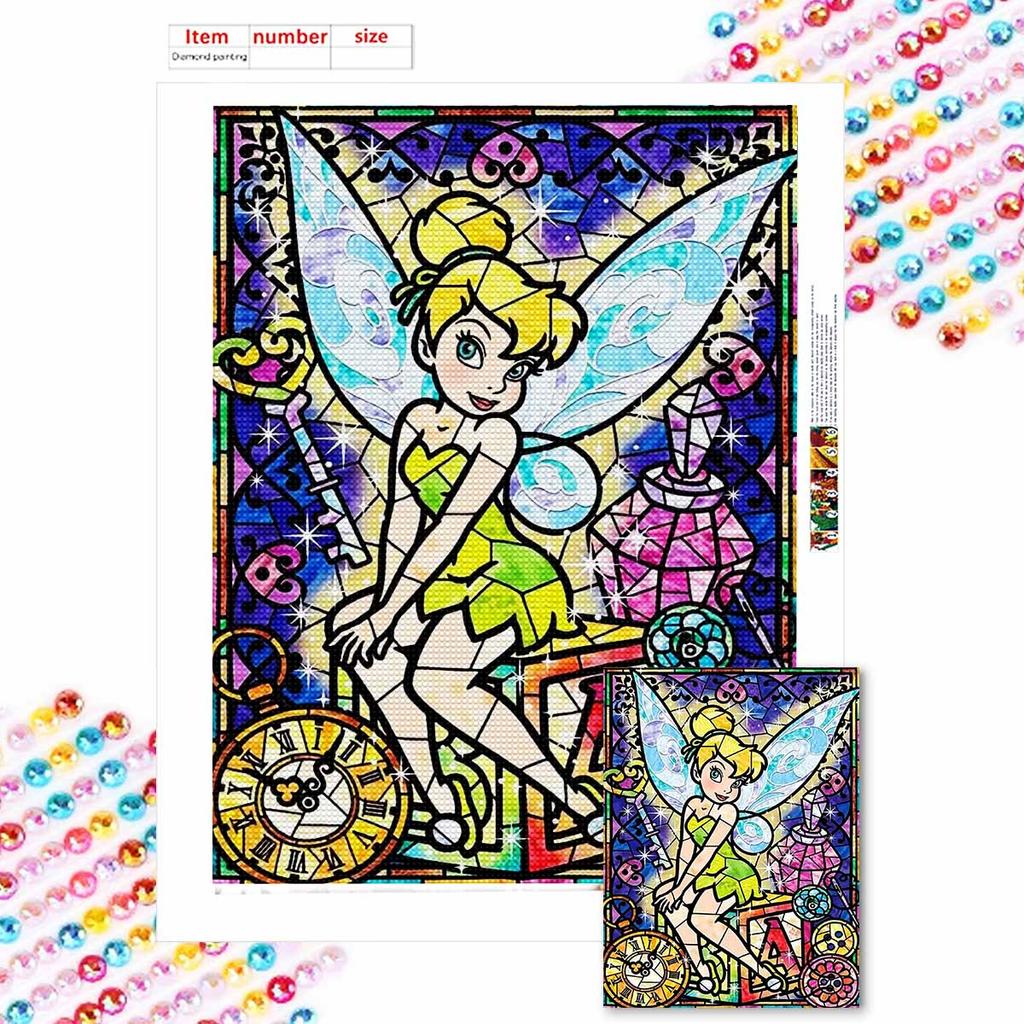 DIY Diamond Painting Mirror Spirit Cross Stitch Kit Mosaic Art Diamond Painting Full Circle Diamond Home Decoration