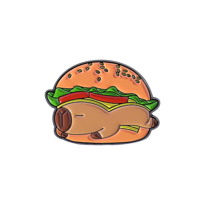 

Набір значків Зірка Капібари : Універсальні екологічні металеві значки із зображенням тварин