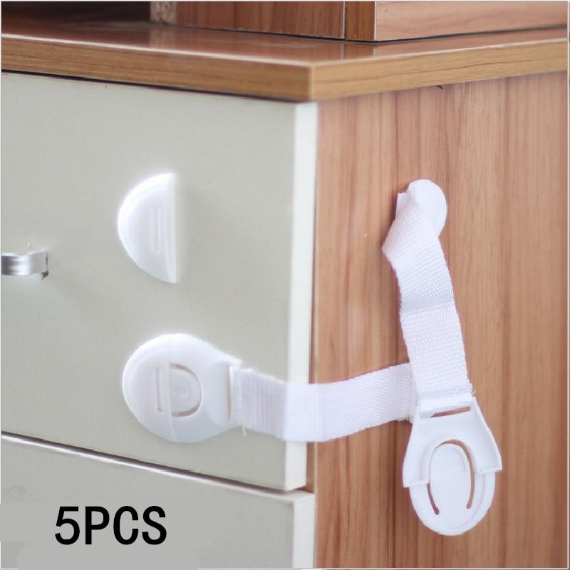

Bulk Pack 5/10/20/50pcs Kids Safety Door Locks Child Proof Cabinet Locks Baby Security Protector for Drawers Doors Cabinets
