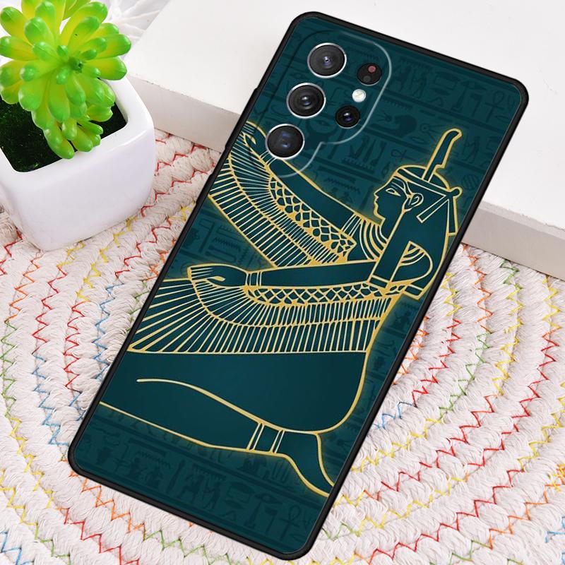 Egypt Nefertiti Anubis Phone Case for Samsung Galaxy Note 10 Pro S26 Ultra S23 S24 FE S25 S21 S22 PLUS Shockproof Cove