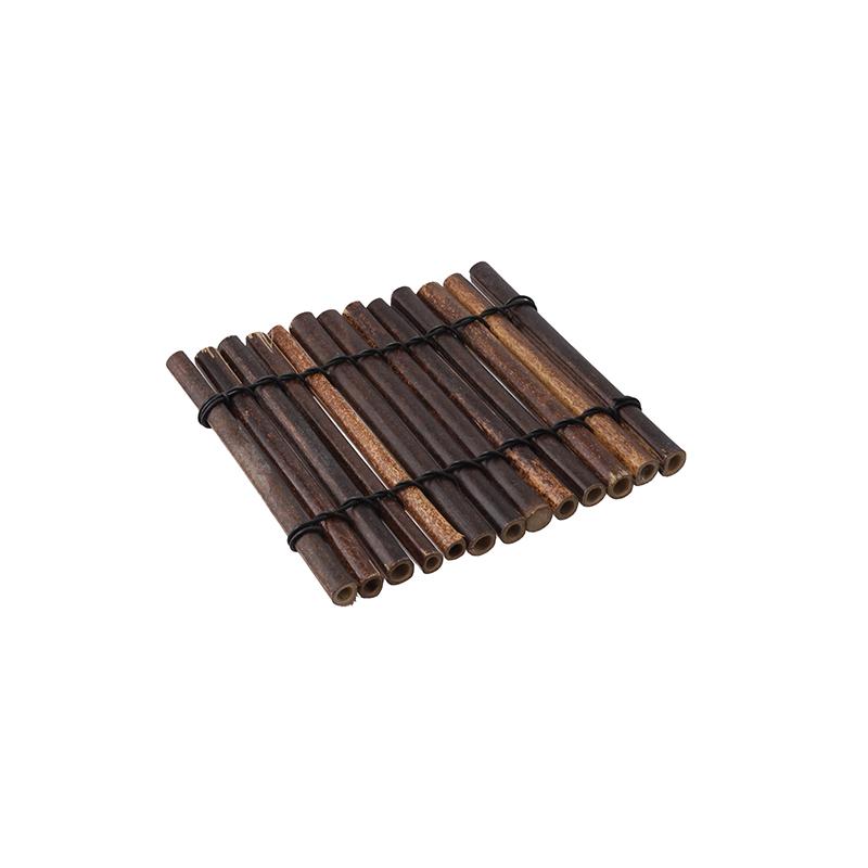 1PC Table Mat Unique Tea Cup Mat Natural Sushi Decorative Plate Tea Ceremony Pattern Color Natural Random