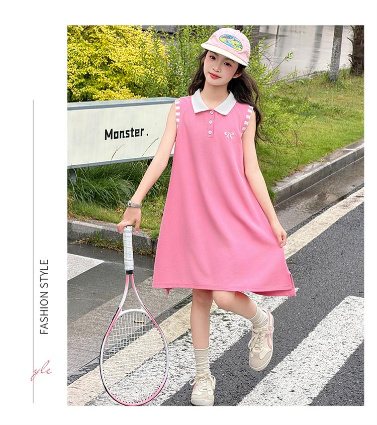 Girls' Summer Polo Dress