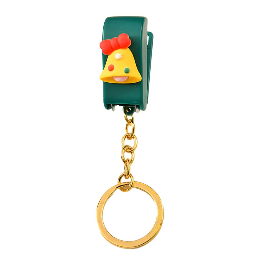 Stapler Multipurpose Cute Cartoon 10 Sheets Capacity Small Manual Table Stapler with Keychain for Christmas Present School