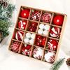 Colorful Christmas Balls Festive Tree Ornaments Reusable Decorative Hanging Baubles Holiday Seasonal Party Decor Supplies