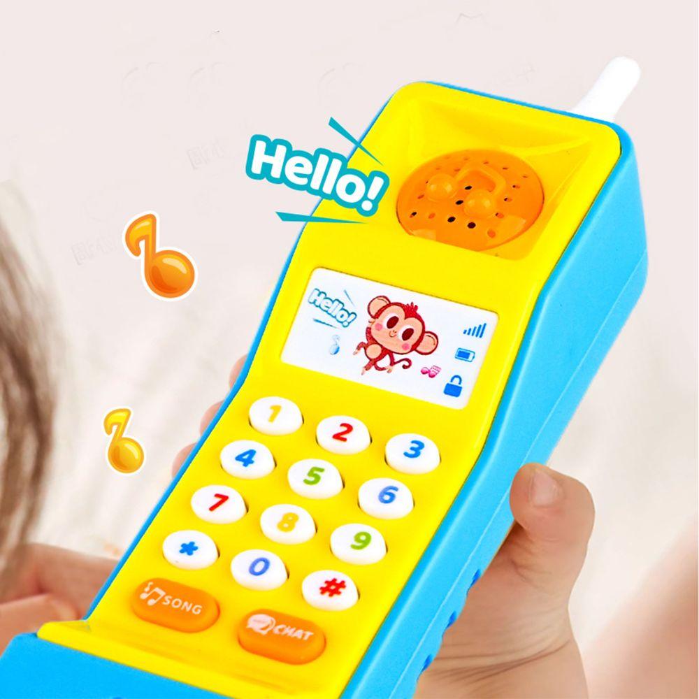 Electronic Mobile Phone Toy Musical Kids Learning Cellphone Baby Phone Toys  Kids Gift