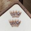 White, Ice-transparent, Gradient Smile Cat Eyes French Pink Fat Square Persimmon Frozen Wear Armor